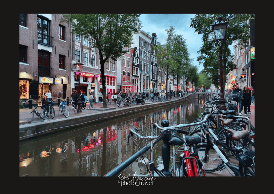 foto Amsterdam al tramonto